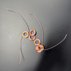 0,1x95mm Peach Pink Bonding Copper Coil (10TS*3 YSWP-F)